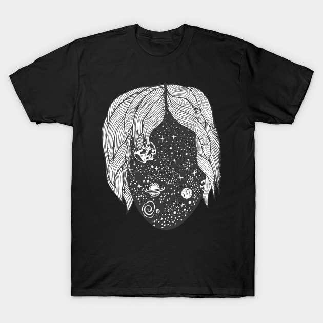 Space Head T-Shirt by sumringahbungah